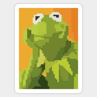 Green frog Sticker